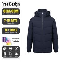 HS Personnalisation Haut de Gamme Nouvelle Doudoune Parka Homme de Qualité Supérieure, Doudoune Canadienne pour Homme pour l'Hiver avec Sac Anti-Poussière