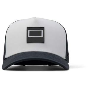 OEM Custom Mesh Perforated <b>Hat</b> Logo 5 Panel Slightly Curved Brim Snapback <b>Waterproof</b> Rubber Patch <b>Golf</b> Cap - Product Image 2