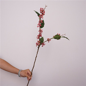 Bán Buôn Nhỏ Màu Đỏ Chi Nhánh Nhân Tạo Trái Cây PU Nhiếp Ảnh Cho Halloween Tốt Nghiệp Giáng Sinh Trang Trí Cây Sử Dụng Nhà Có - Product Image 5