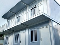 Lishine Casa Contenedor Desmontable Portátil de 20 pies, Prefabricada y de Fácil Instalación, para Oficina y Supermercado