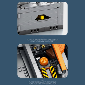 22023 Technology Engineering Building <b>Blocks</b> Mining Machine Model Boys Educational Assembly Remote Control Toy - Product Image 3