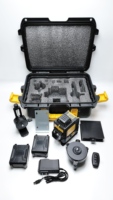 Meilleures ventes : 16 lignes 4D 360 °   Niveau laser de construction vert avec batterie Li-ion rechargeable de 3600 mAh et trépied stable