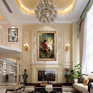 Peinture à l'huile sur toile pour décor d'art mural, grand classique célèbre <span class=keywords><strong>Pierre</strong></span> augste Cote personnes printemps - Product Image 4