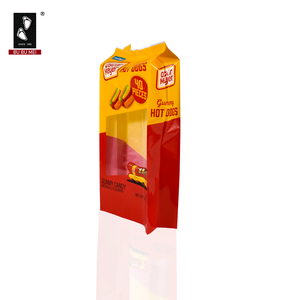 Emballage alimentaire transparent personnalisé en PET, fond plat, mat, sachet refermable avec fermeture éclair, avec poignée pour les noix, sac en plastique de qualité alimentaire - Product Image 4