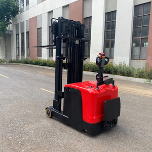 Apilador Eléctrico de Palés con Capacidad de 2 Toneladas, Tracción en las Cuatro Ruedas, Neumáticos Sólidos y Desplazador Lateral Eléctrico - Product Image 2