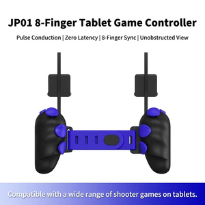 Manette de jeu Magpad 8 doigts pour iPad PUBG, contrôleur de vitesse réglable, déclencheur de jeu pour tablette, bouton L1R1, manette de jeu, poignée de joystick pour tablette - Product Image 2