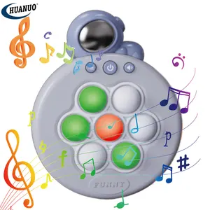 New Quick Push Game Console Electronic Fidget Light-up Sensory Games Travel Handheld Game Bubble Birthday Gifts