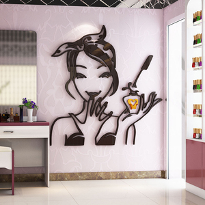 Autocollants <span class=keywords><strong>muraux</strong></span> 3D en acrylique pour la <span class=keywords><strong>chambre</strong></span> de dortoir des filles pour la décoration de la maison de fond de chevet - Product Image 3