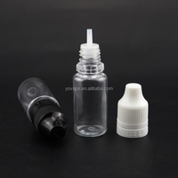 Dispensación en Europa, 5ml, 10ml, 15ml, 20ml, 30ml, 50ml, anillo evidente antirrobo a prueba de manipulaciones y niños, botella de plástico negro TPD transparente para mascotas