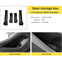 Kits d'accessoires intérieurs et extérieurs pour BYD Song Pro 2025 : Tapis de sol, garde-boue, pare-soleil, couvre-coffre, rideau, boîte de rangement, accessoires pour véhicules électriques