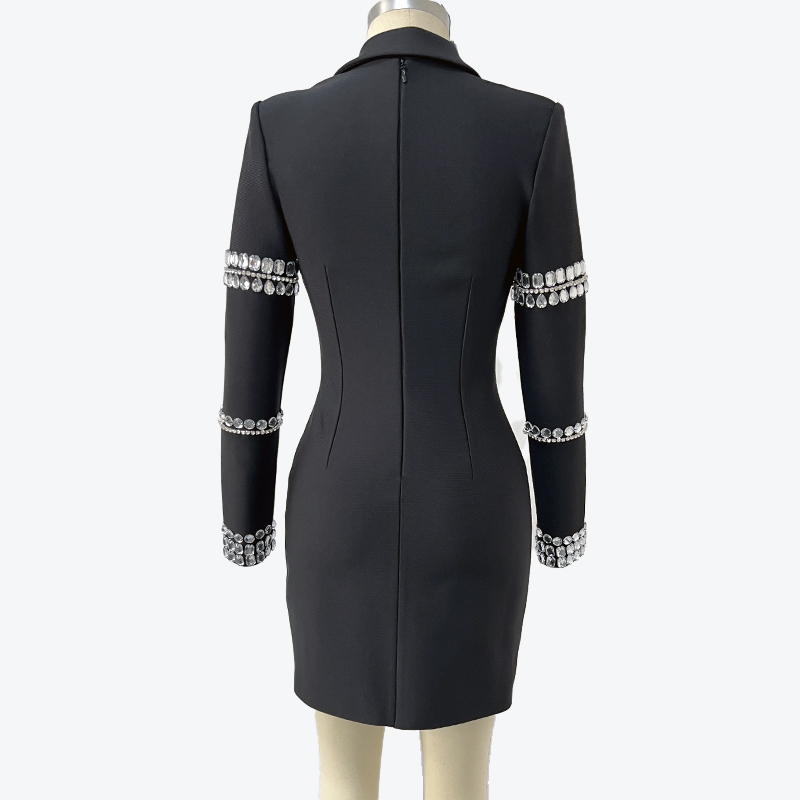 Women's Black Bandage Dress Long Sleeve Sequin Embellished Straps Deep V-Neck Formal Evening Gown Back Zipper Party Dress| Alibaba.com Women's Black Bandage Dress Long Sleeve Sequin Embellished Straps Deep V-Neck Formal Evening Gown Back Zipper Party Dress| Alibaba.com