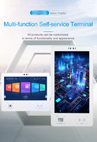 21.5 "à écran tactile multipoint Kiosque de commande automatique de bureau Pos Support de machine, Android Os pour Nfc