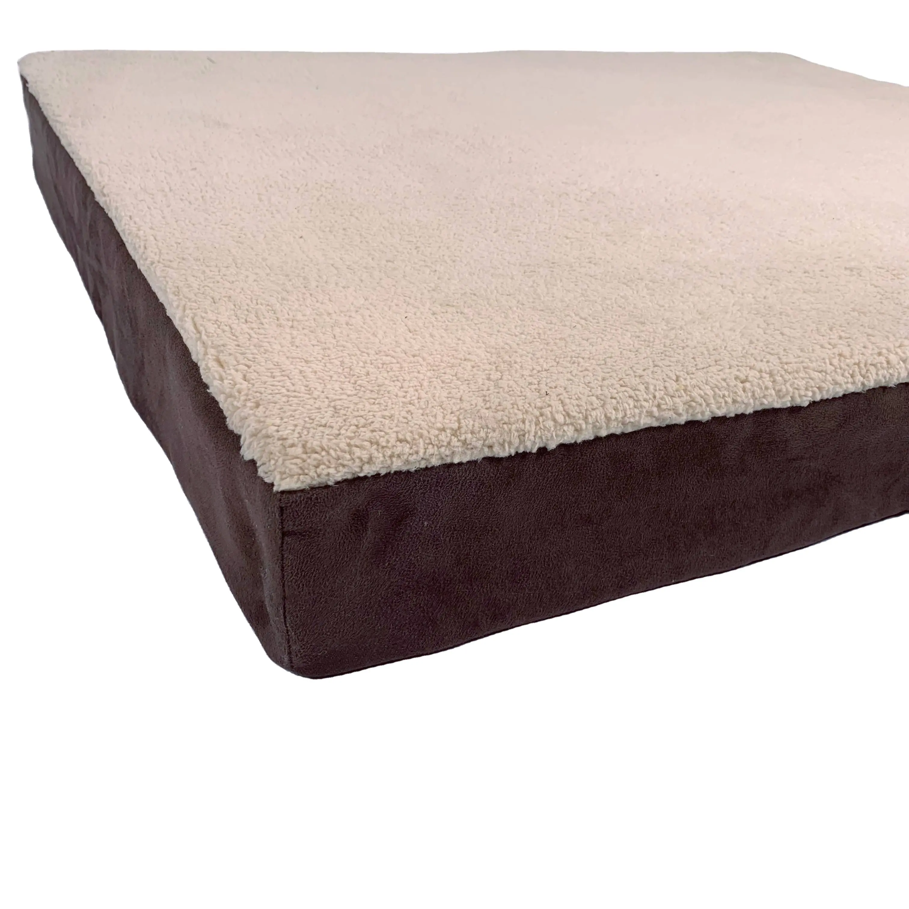 All'ingrosso impermeabile lavabile copertura peluche soffice letto per cani Memory Foam letti per cani di taglia grande