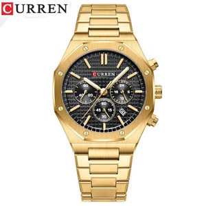 CURREN 8440 Nouvelle montre-bracelet étanche chronographe pour homme, montre de luxe de marque supérieure, acier inoxydable, sport, montre masculine - Product Image 1