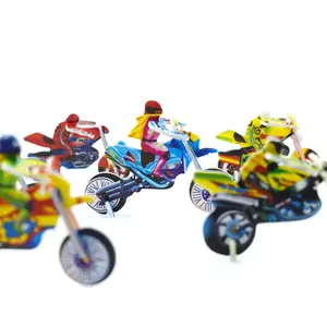 Cc0031 3D Câu Đố trẻ em mô hình xe máy 3D đồ chơi mì ăn liền thẻ đồ chơi nhỏ