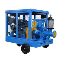 Pompes de déshydratation centrifuges entraînées par moteur diesel YONJOU 4 pouces ~ 12 pouces Amorçage sous vide de mine assisté