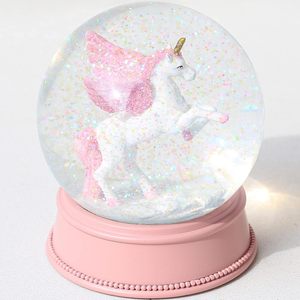 100MM Pink Glitter Glass <b>Unicorn</b> Snow Globe Christmas Birthday <b>Gifts</b> <b>for</b> <b>Girls</b> Friends and Wife - Product Image 2