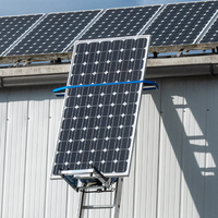Échelles pliantes de 10 mètres pour le transport de matériel de construction, kit de panneaux solaires électroniques, plateforme élévatrice électrique pliable, élévateur d'échelle