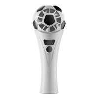 Ventilateur électrique portable Y8, mini-ventilateur de football, rechargeable, charge Type-C, réglage de la vitesse du vent sur 199 niveaux, 9 m/s, bouton