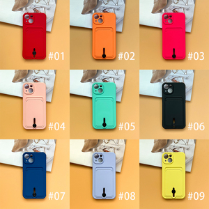 Custodia per Telefono Morbida Antiurto con Slot per Carte, Cover Colorata in TPU per IP <span class=keywords><strong>14</strong></span>/<span class=keywords><strong>14</strong></span> <span class=keywords><strong>Pro</strong></span> - Product Image 5