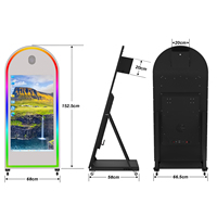 Vanplex 43" Miroir Photo Tactile Compatible Appareil Photo Machine Photo Moderne à Louer pour Mariage et Fêtes