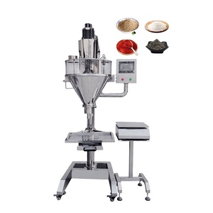 Economic Semi Automatic Powder Filling <b>Machine</b> - Filling Auger Filler Dosing Bags Pouches Milk / <b>Coffee</b> / Spice Filler - Product Image 1