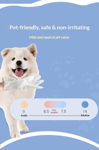 Gants jetables écologiques non tissés désodorisants sans rinçage, à mâcher, en sachet individuel, pour un nettoyage en profondeur, doux et confortables pour chats - Product Image 4
