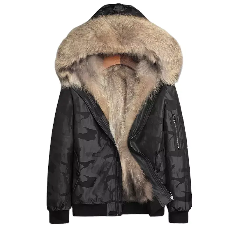Hot Sell Jacket Men Winter fur collar parka coat for both working and daily life plus size jackets