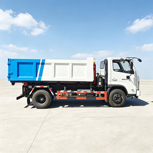 รถบรรทุกเก็บขยะแบบตะขอเกี่ยว Foton Revo ขนาด 12 ลูกบาศก์เมตร รถบรรทุกตู้คอนเทนเนอร์แบบถอดได้ รถขนส่งขยะสำหรับเทศบาล จัดส่งจากโรงงาน - Product Image 3