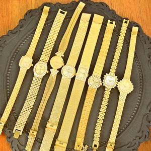 Vintage 2024 rame diamanti 18K placcato di alta qualità retrò orologi da donna <span class=keywords><strong>orologio</strong></span> di cristallo antico - Product Image 2