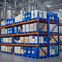 Étagère de stockage pour fûts chimiques 1000 kg, rayonnage en acier pour fûts, bac de récupération des déversements, entrepôt, usine OEM