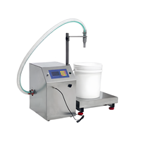 Machine de remplissage semi-automatique quantitative UPK-72 pour miel et pâte de sésame, avec pompe à engrenages en acier inoxydable pour liquides visqueux