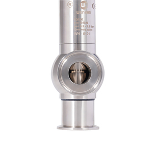 Válvula de seguridad manual de acero inoxidable para apertura y cierre preciso de gases, con purga de aire y control de regulación del exceso. - Product Image 3