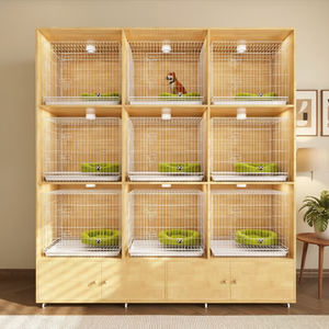 Casas para Mascotas, Perreras y Jaulas para <span class=keywords><strong>Perros</strong></span> de Exterior con Jaulas Resistentes para Cachorros, Mascotas y Alojamiento, Ideal para Tiendas y Hoteles - Product Image 2