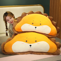 Peluche personnalisée en coton PP écologique, animaux de la forêt mignons (chat, lion, hamster, cochon, dinosaure), coussin long pour dormir, anti-stress