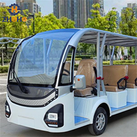 China hizo autobús turístico 8 asientos 11 asientos 14 asientos minibús autobús turístico eléctrico para hotel resort