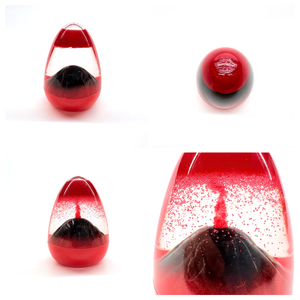 Custom Logo Oil e WaterVolcanic <span class=keywords><strong>Egg</strong></span> Liquid Sandglass Atacado Private Label Liquid Motion Volcano <span class=keywords><strong>Egg</strong></span> Ornamento para Mesa - Product Image 2
