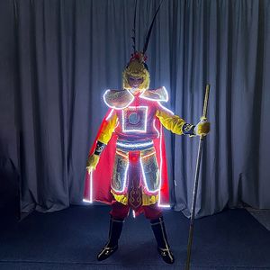 Richshining the Monkey King LED Cosplay Suits 'Journey to the West' Drama Trajes de actuación en escenario para <span class=keywords><strong>fiesta</strong></span> de Halloween - Product Image 3
