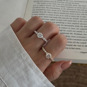 Bagues de promesse Dylam Moissanite pour elle, bagues de fiançailles torsadées 1,64 CT pour femme, alliance élégante, bijoux de mariage - Product Image 2