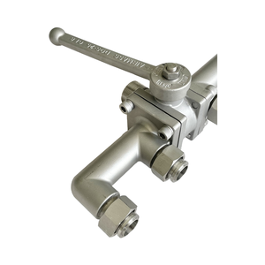 Válvulas de Bola Criogénicas DQS25A DN25 ODM de 5 Vías, Válvulas Desviadoras para GNL a Granel - Product Image 3