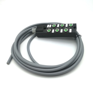Conector de Caja de Distribución bibo SVLEC de un Solo Canal PNP/NPN de 6 Vías y 3 Polos con Entrada Digital IP67 y Cables PUR Precableados - Product Image 4