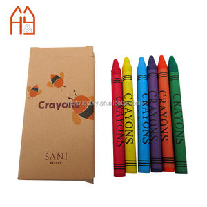 Juego <span class=keywords><strong>de</strong></span> 6 Crayones <span class=keywords><strong>de</strong></span> Colores Personalizados al por Mayor para Niños, Embalaje <span class=keywords><strong>en</strong></span> Caja <span class=keywords><strong>de</strong></span> Papel, Papelería Segura para Niños - Product Image 6