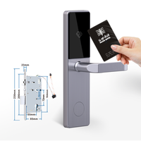 Cerradura Electrónica Inteligente para Puerta de Hotel con Tarjeta RFID y Sistema de Software de Gestión