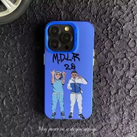 Coque de téléphone rigide en PC, tendance, fine et protectrice pour iPhone 7 8 XR XS 11 12 13 14 Mini 15 16 Plus 17 Pro Max Fundas
