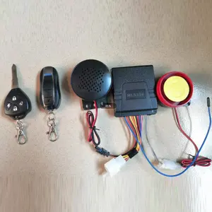 Sistema de alarma de seguridad de motocicleta universal electrónico redondo portátil