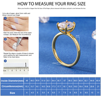 Bagues de fiançailles ovales en moissanite, plaquées or 18 carats, argent sterling 925, diamant solitaire créé en laboratoire, bague de promesse pour elle, femme