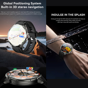 Reloj inteligente GPS con tarjeta Sim 1,75 pulgadas Oncell pantalla táctil 1100mAh batería 30W Cámara 4G WiFi Bluetooth NFC función de llamada - Product Image 6