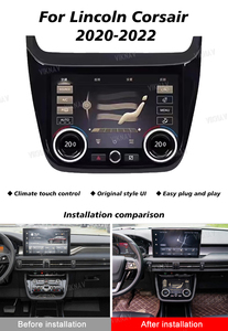 Panneau d'affichage AC pour Lincoln <span class=keywords><strong>Corsair</strong></span> 2020-2022 plus récent écran tactile LCD contrôle de la climatisation panneau climatique stéréo - Product Image 3