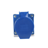 Prise de courant industrielle robuste Nuoqiya IP44 étanche, 3 pôles, 32A, montage en surface, pour applications industrielles