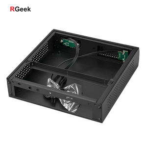RGeek C02 Mini ITX caso Mini SPCC 0,8mm PC computadora chasis caso sin ventilador de escritorio Gabinete caso - Product Image 6